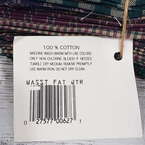 Country Cabin  Fat Quarter Bundle Quilters Quarters  Green Blue Burgundy Plaid - Picture 5 of 5